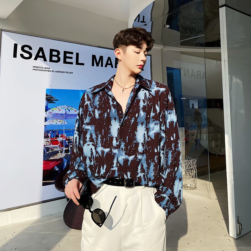 Premium Artistic Print Relaxed Shirt – Urban Hipster Edition - Image 4