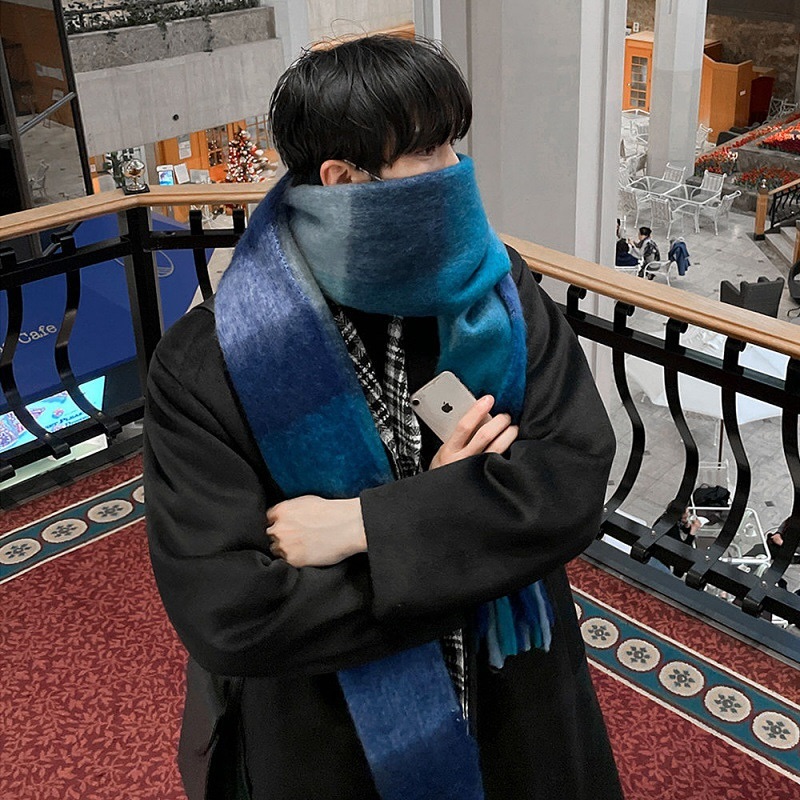 Premium Assorted Colors Long Scarf – Versatile Winter Collection - Image 2