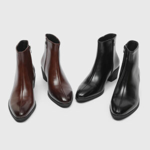 GARB Men’s High-Top Pointed-Toe Ankle Boots – Trendy Martin Boots with a Modern, Versatile Style