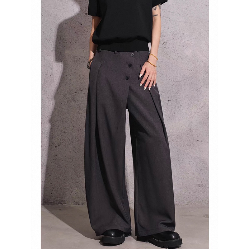 GARB Men’s Wide-Leg Draped Dress Pants – Loose-Fit Slimming Casual Trousers for Summer - Image 3